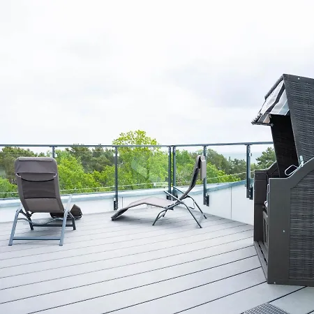 Duenenresidenz Prora - Skysuite Mit Meerblick Und Dachterrasse, 2 Schlafzimmer B3-5-2 Apartment Binz