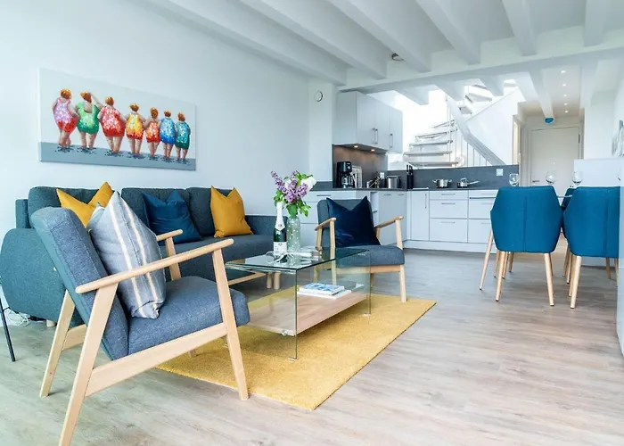 Duenenresidenz Prora - Skysuite Mit Meerblick Und Dachterrasse, 2 Schlafzimmer B3-5-2