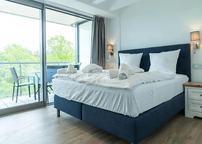 Duenenresidenz Prora - Skysuite Mit Meerblick Und Dachterrasse, 2 Schlafzimmer B3-5-2 *