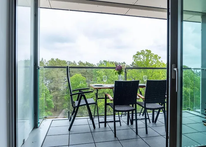 Duenenresidenz Prora - Skysuite Mit Meerblick Und Dachterrasse, 2 Schlafzimmer B3-5-2